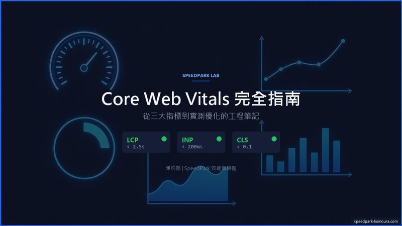 Core Web Vitals 完全指南：從三大指標到實測優化的工程筆記